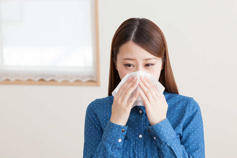 秋に出る鼻炎症状の原因 1.寒暖差